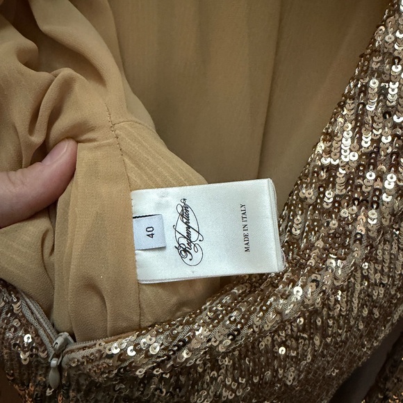 NWT Redemption SEQUINS MINI DRESS WITH SHOULDER EMBROIDERY US 6 - Picture 6 of 10